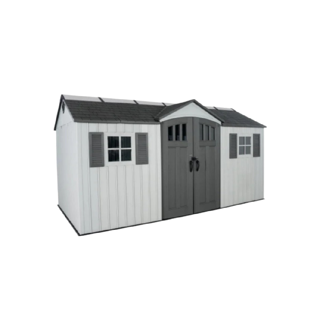 Outdoor Storage Shed for Garden Use in Resin Material - 240 x 120 x 150