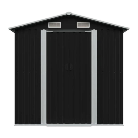 Garden Storage Shed for Outdoor Use in Metal - 120 x 100 x 180