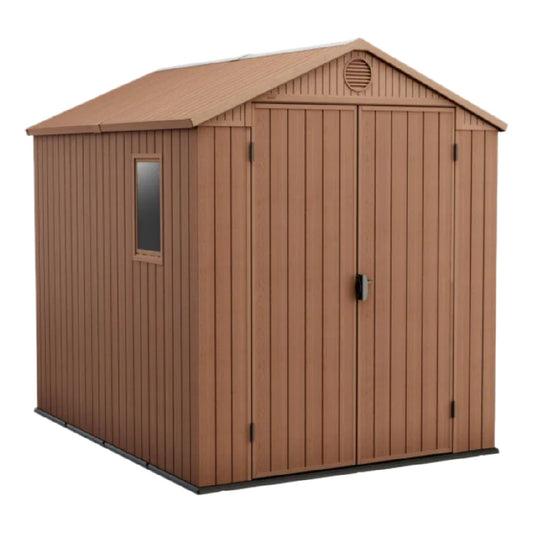 Storage Shed for Outdoor Use in Resin - 180 x 90 x 200